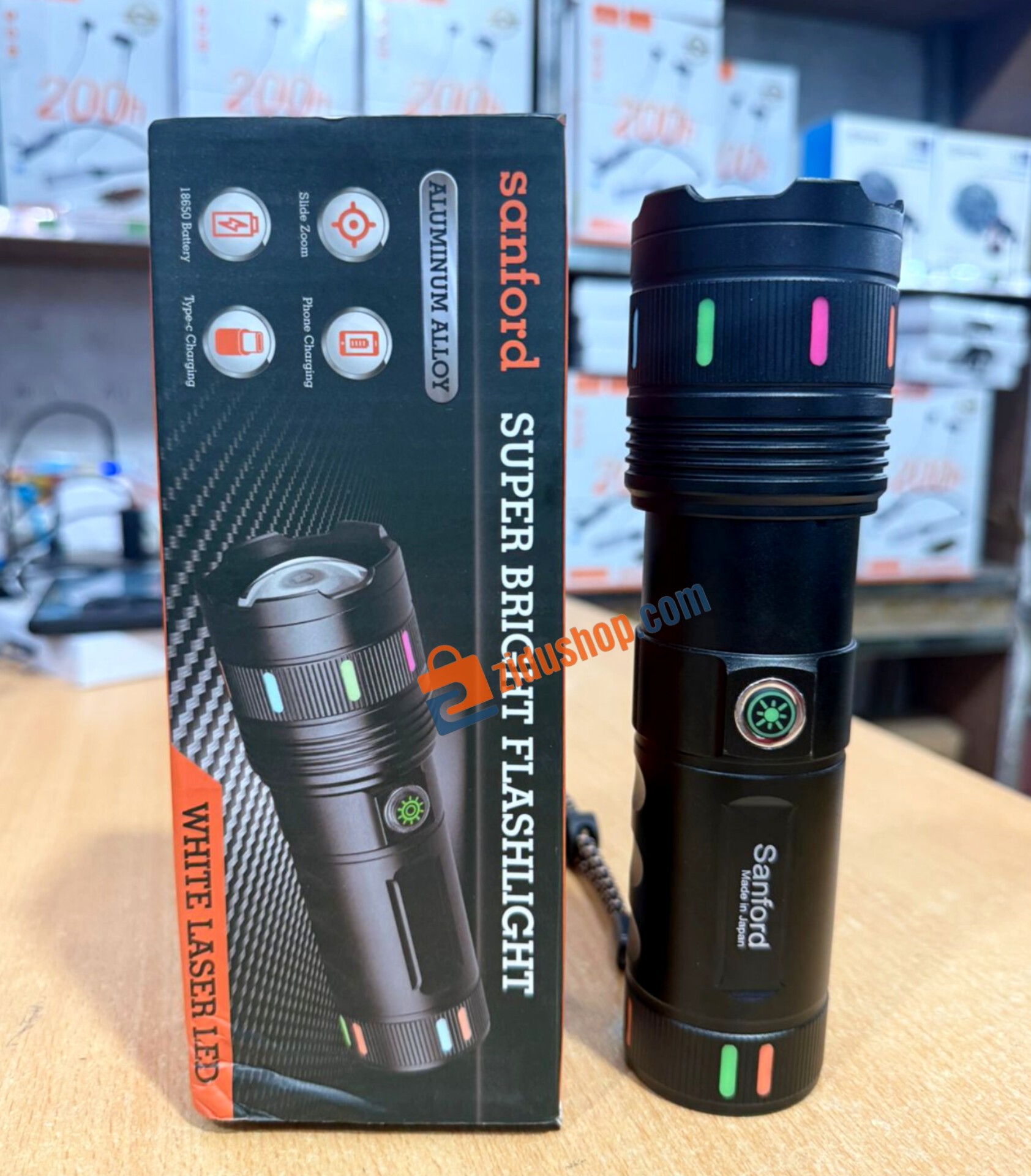 SANFORD Super Bright Flashlight